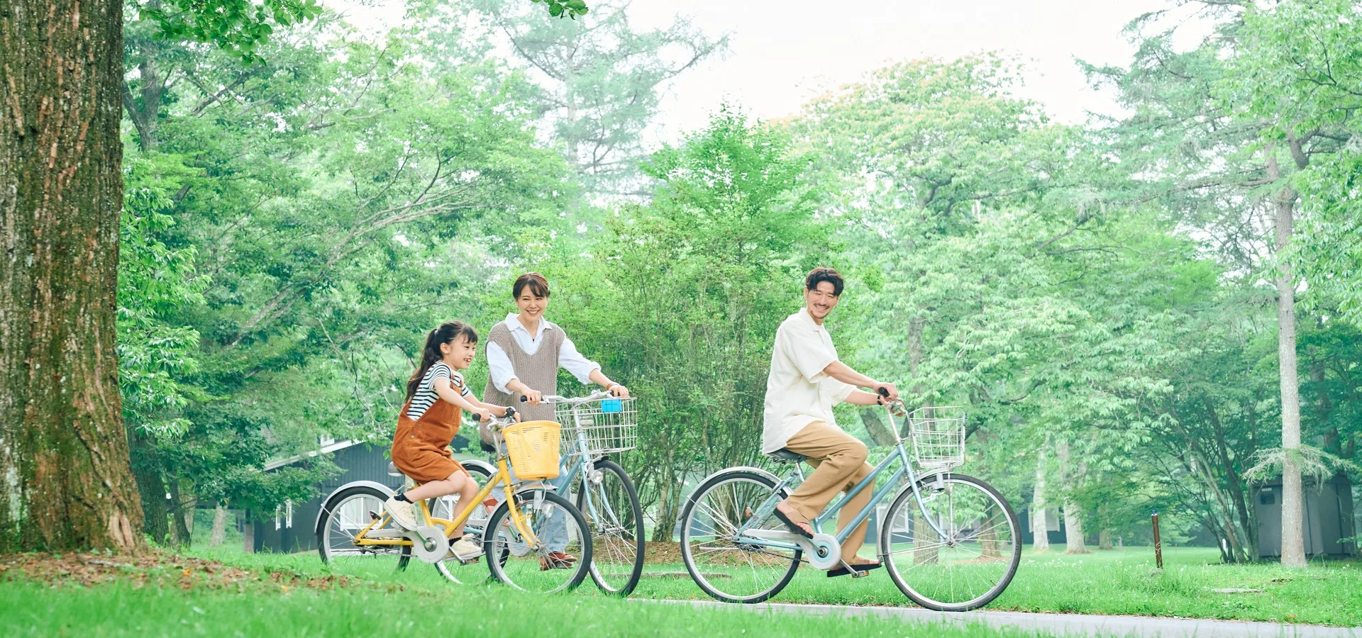 Cycling Through Forest & Villas
