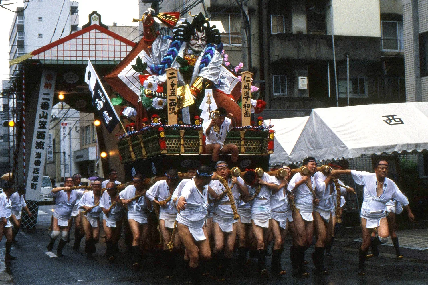 Hakata Gion Yamakasa (July, Central Fukuoka)