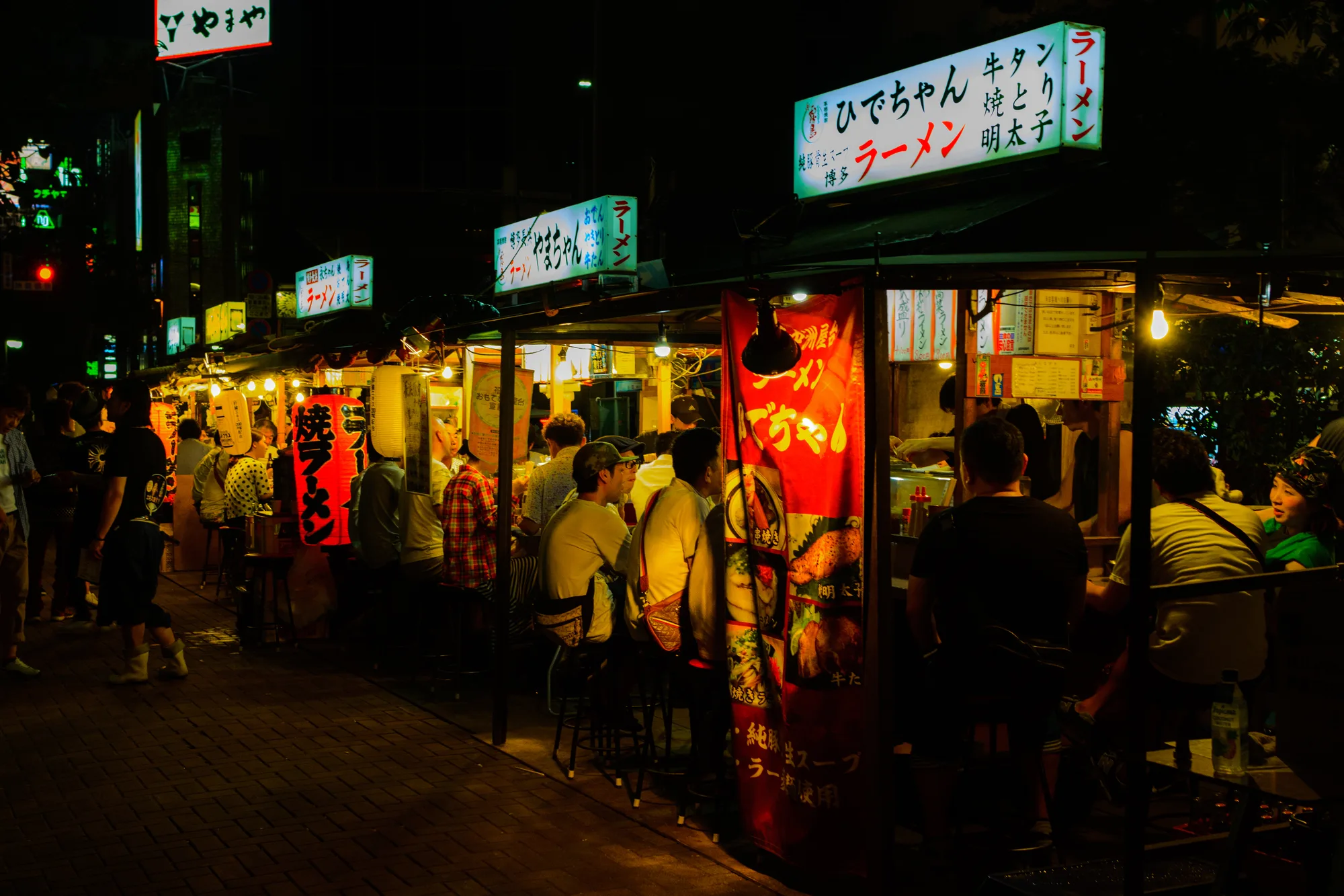 Seasonal Street Food Stalls Along the Nakagawa River