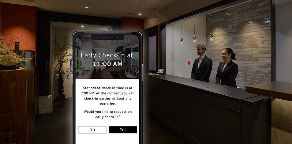 Request an early check-in