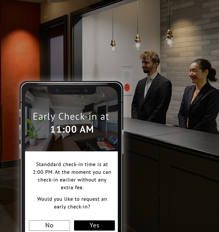 Request an early check-in